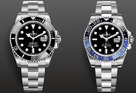 rolex gmt vs submariner ceramic|rolex gmt master 2 meteorite.